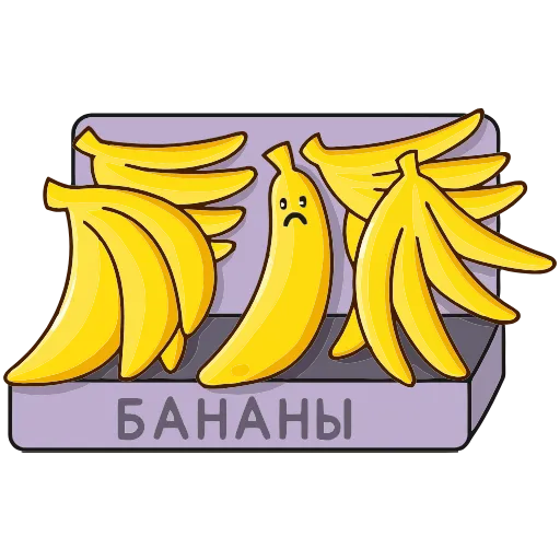 😞 Эмодзи «Бананос» для Telegram