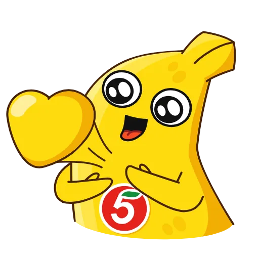 💛 Стикер «Бананос обновлен, 8 новых стикеров» для Telegram
