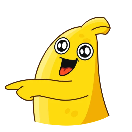 🤣 Стикер «Бананос обновлен, 8 новых стикеров» для Telegram