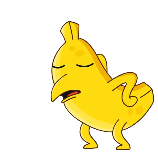 🐦 Стикер «Бананос обновлен, 8 новых стикеров» для Telegram
