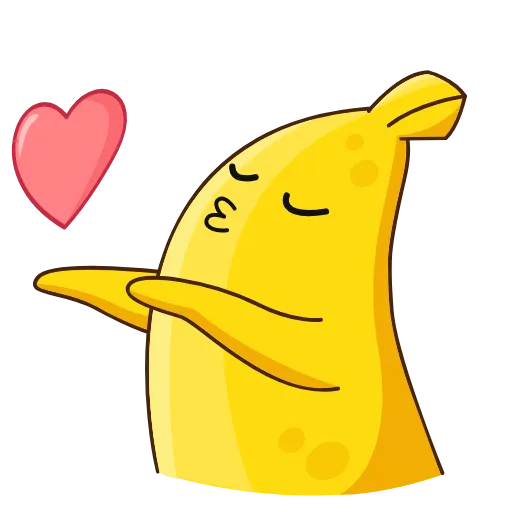 😘 Стикер «Бананос» для Telegram
