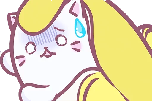 😰 Стикер «Bananya cat» для Telegram