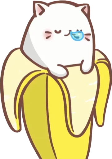 😴 Стикер «Bananya cat» для Telegram