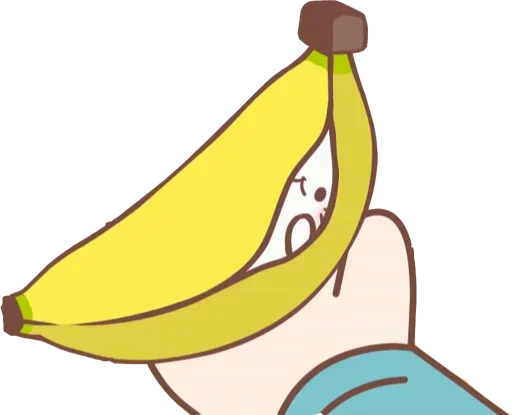 😶 Стикер «Bananya cat» для Telegram
