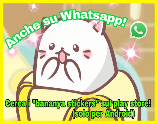 📞 Стикер «Bananya stickers» для Telegram