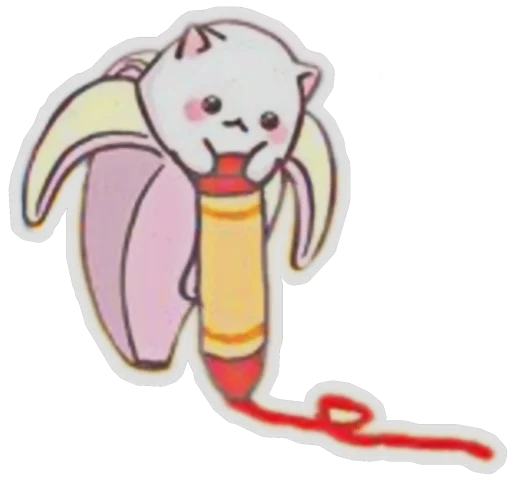 🖍 Стикер «Bananya stickers» для Telegram