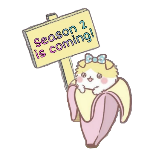🍌 Стикер «Bananya stickers» для Telegram