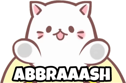 🤗 Стикер «Bananya stickers» для Telegram