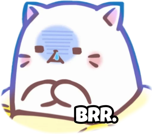❄️ Стикер «Bananya stickers» для Telegram
