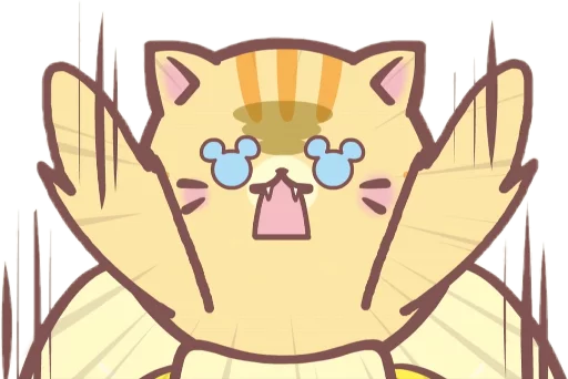 🐭 Стикер «Bananya stickers» для Telegram