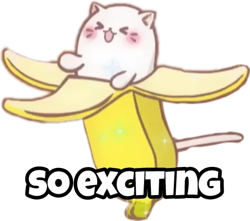 🤩 Стикер «Bananya stickers» для Telegram