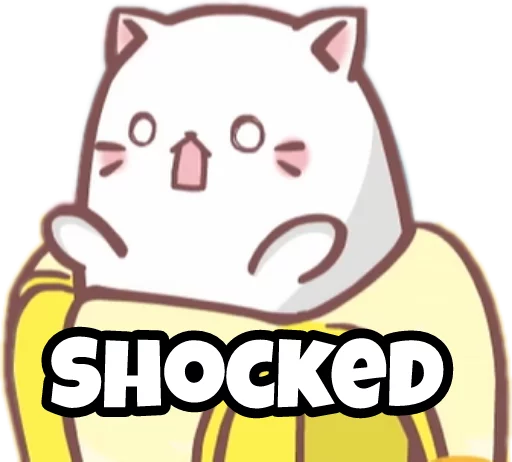 😧 Стикер «Bananya stickers» для Telegram