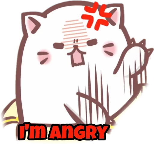 🤬 Стикер «Bananya stickers» для Telegram