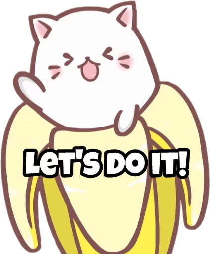 😁 Стикер «Bananya stickers» для Telegram