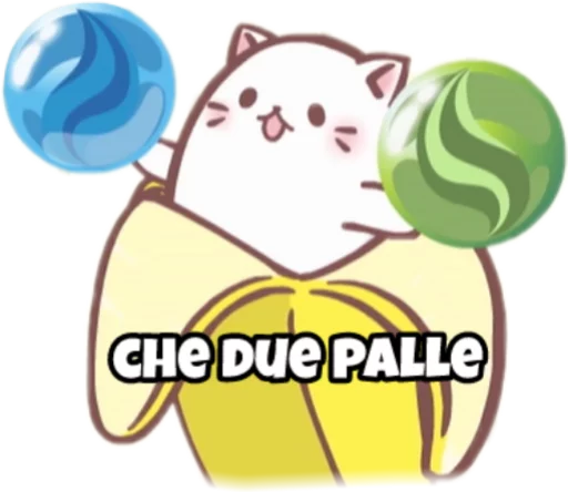 😐 Стикер «Bananya stickers» для Telegram