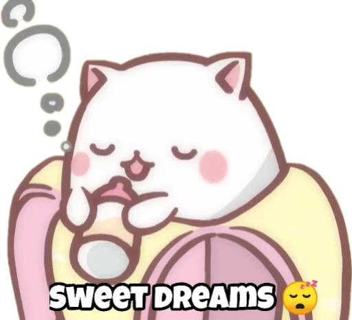 😴 Стикер «Bananya stickers» для Telegram