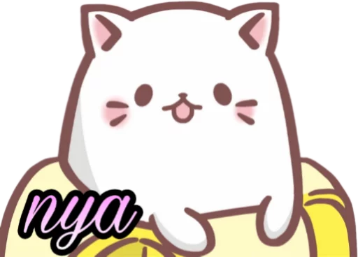 🐱 Стикер «Bananya stickers» для Telegram