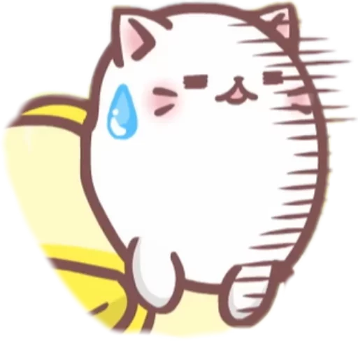 😓 Стикер «Bananya stickers» для Telegram