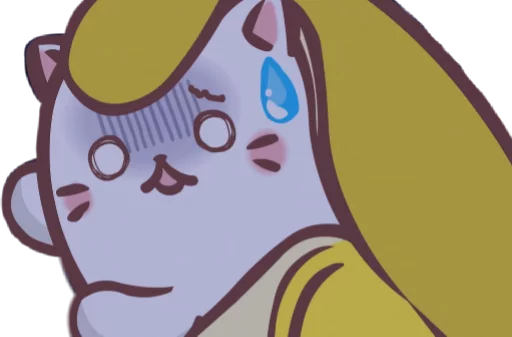 😱 Стикер «Bananya stickers» для Telegram