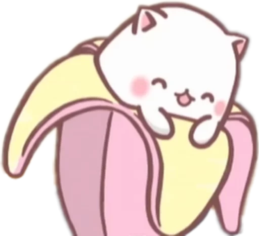 😄 Стикер «Bananya stickers» для Telegram
