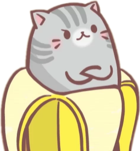 😏 Стикер «Bananya stickers» для Telegram