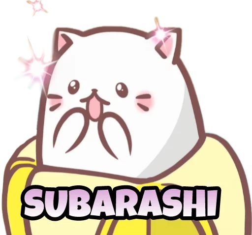 😻 Стикер «Bananya stickers» для Telegram