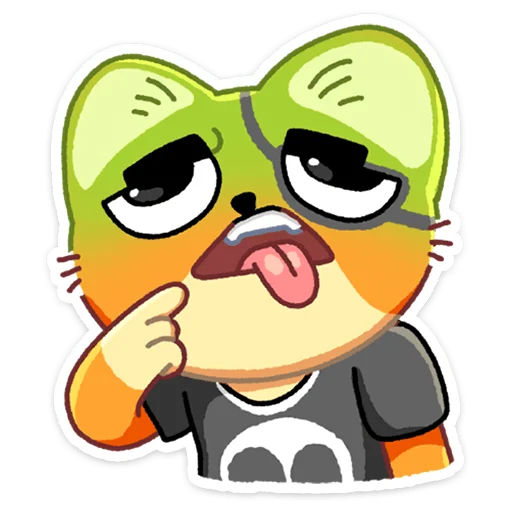 🤢 Стикер «Бандит» для Telegram