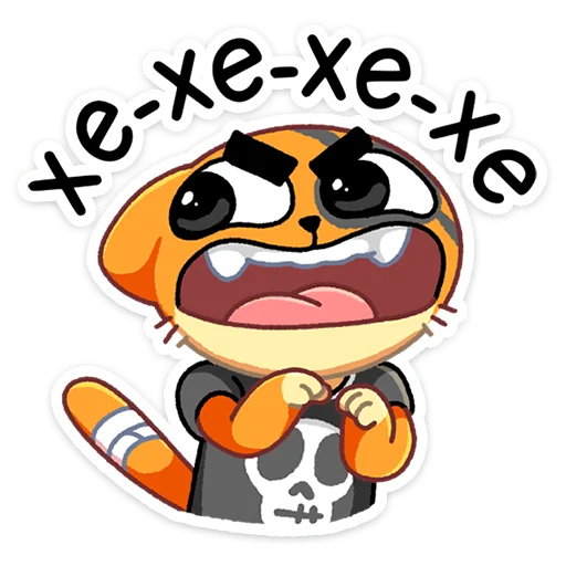 😈 Стикер «Бандит» для Telegram