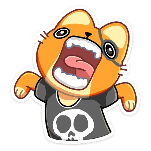 👹 Стикер «Бандит» для Telegram