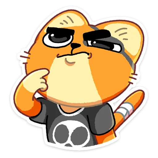 🤔 Стикер «Бандит» для Telegram