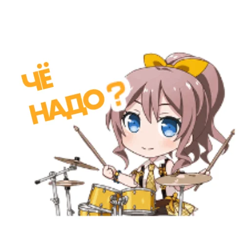🤨 Стикер «bandori stamps but its russian» для Telegram