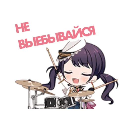 🤧 Стикер «bandori stamps but its russian» для Telegram