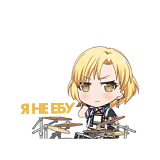 🤠 Стикер «bandori stamps but its russian» для Telegram
