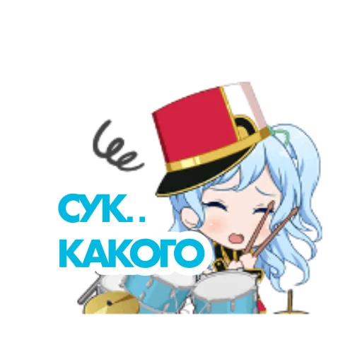 😩 Стикер «bandori stamps but its russian» для Telegram