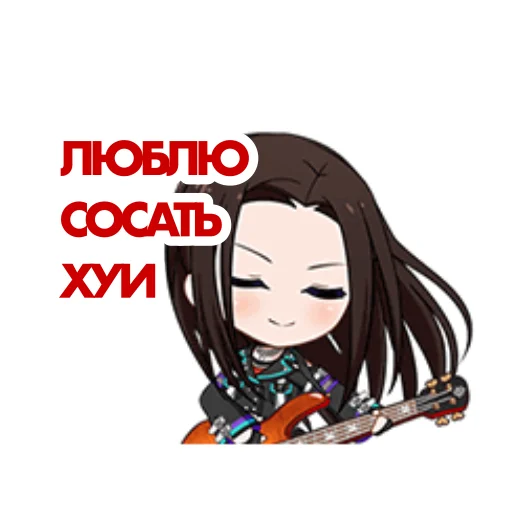 😈 Стикер «bandori stamps but its russian» для Telegram