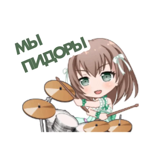 🤩 Стикер «bandori stamps but its russian» для Telegram