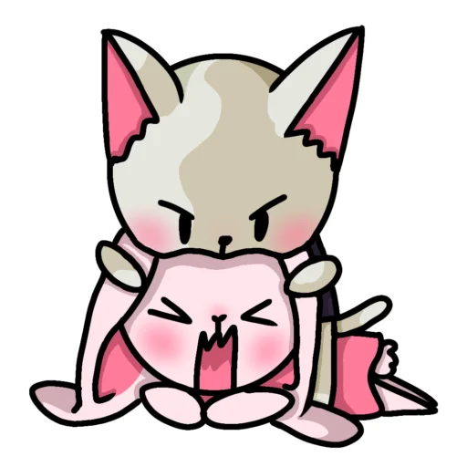 😡 Стикер «Ba Dom Kitty» для Telegram