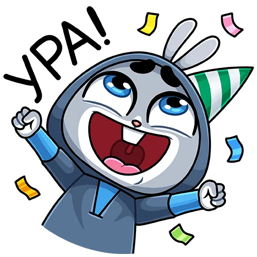 🥳 Стикер «Банзайка» для Telegram