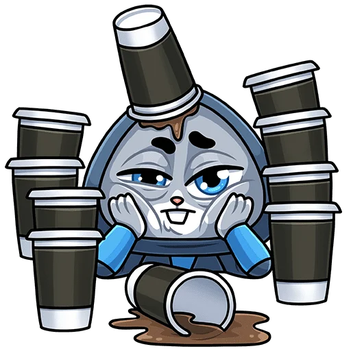 ☕️ Стикер «Банзайка» для Telegram