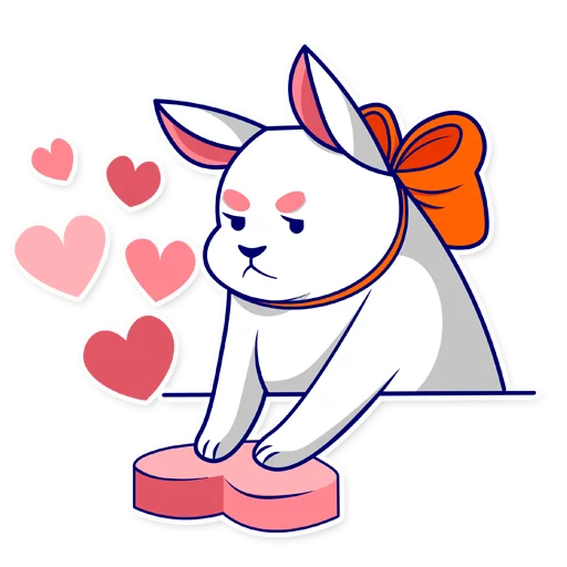 🥰 Стикер «Masha&Bao» для Telegram