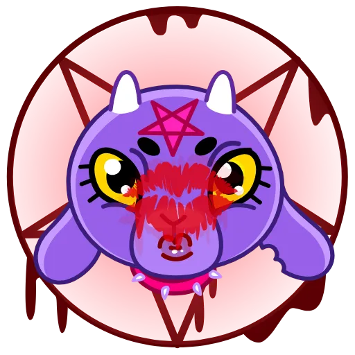 💋 Стикер «Baphomet» для Telegram