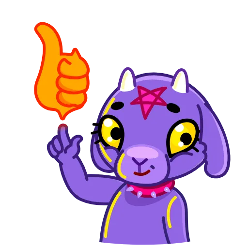 👍 Стикер «Baphomet» для Telegram