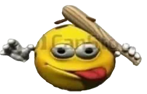🤪 Стикер «Yellow ball meme» для Telegram