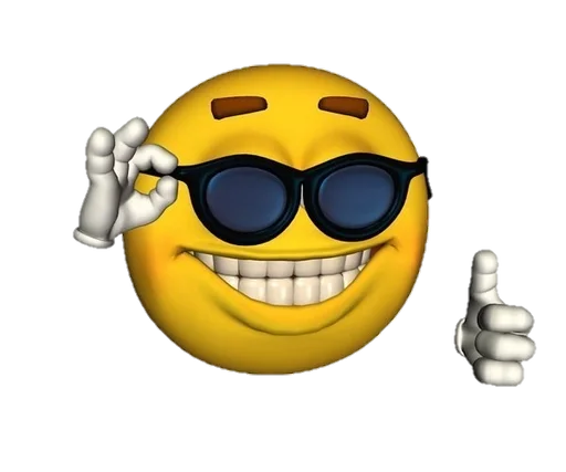 😎 Стикер «Yellow ball meme» для Telegram