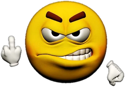 🖕 Стикер «Yellow ball meme» для Telegram