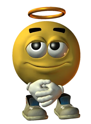 😇 Стикер «Yellow ball meme» для Telegram
