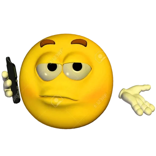🌟 Стикер «Yellow ball meme» для Telegram