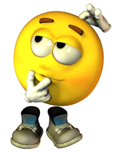 🧐 Стикер «Yellow ball meme» для Telegram