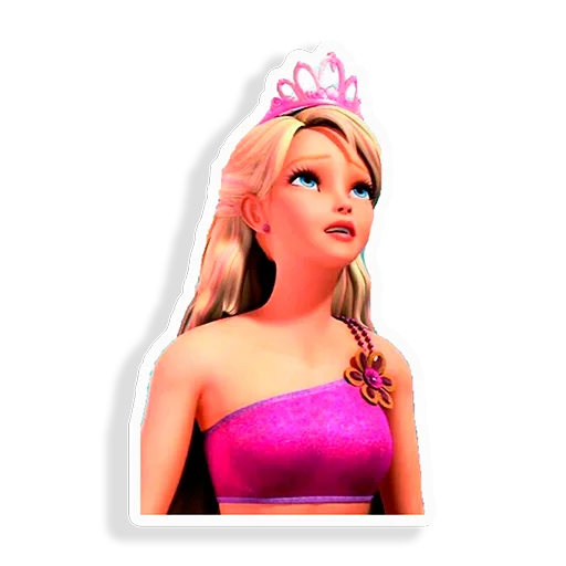 🙄 Стикер «barbie_girl» для Telegram
