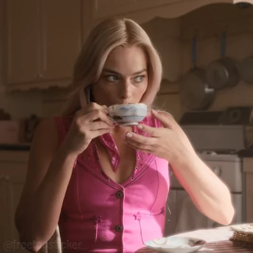☕️ Стикер «Barbie» для Telegram